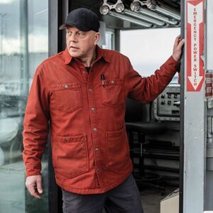 Alaskan Hardgear by Duluth Trading Trapline Flannel Shirt Jacket Large Tall